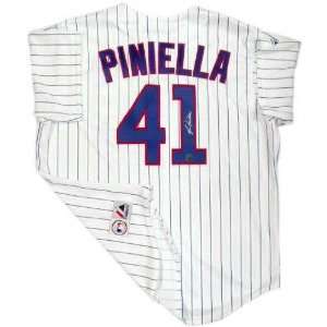  Lou Piniella Chicago Cubs Autographed White Pinstripe 