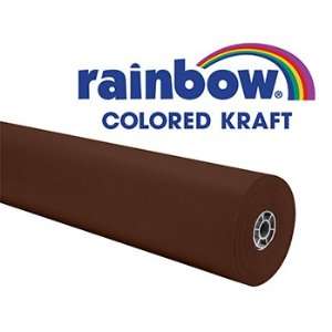  Rainbow Kraft Roll 100Ft Brown