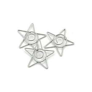  Creative Impressions Metal Spiral Star Paper Clips 