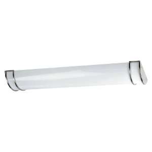   48.25 Inch Decorative Fluorescent Ceiling Fixture In Brushed Nickel