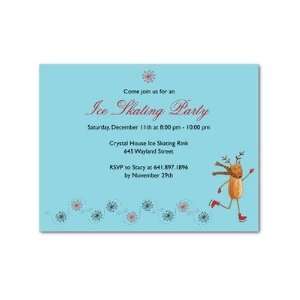  Holiday Party Invitations   Skating Comet By Sb Multiple 