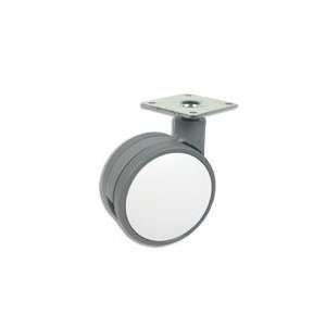 Cool Casters   Grey Caster with White Finish   Item #400 75 GY WH SP 
