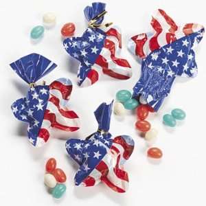 Star Shaped Bags With Jelly Beans   Candy & Soft & Chewy Candy  