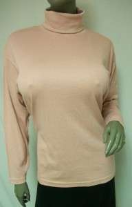 Nwt Plus Size L Capezio Salmon Colored Turtleneck Top  