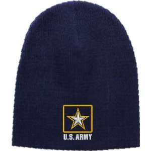  U.S. Army Logo Embroidered Skull Cap   Navy Everything 