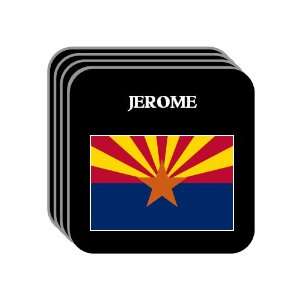 US State Flag   JEROME, Arizona (AZ) Set of 4 Mini Mousepad Coasters