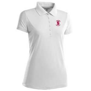  Stanford Womens Pique Xtra Lite Polo Shirt (White) Sports 