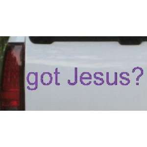  Purple 30in X 6.5in    Got Jesus Christian Car Window Wall 