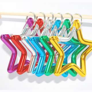 Colorful Star Carabiner Clasp Snap Hook w/Key Chain  