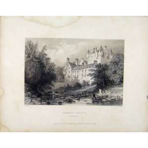  Antique Print Scotland Cawdor Castle Nairnshire C1839 