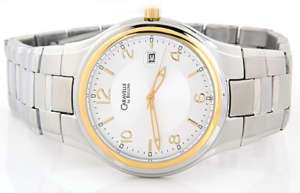 CARAVELLE by BULOVA MENS WATCH 45B112 W/ ENGRAVING  