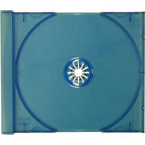  10 Frosted Blue Colored Replacement CD Trays / Inserts for 