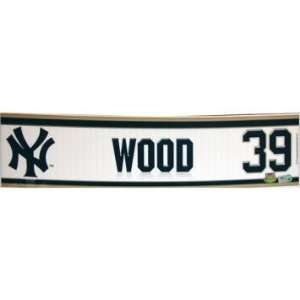  Kerry Wood #39 2010 Yankees Post Season Game Used Locker 