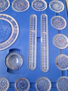 SPIROGRAPH vintage set #401 Kenner 1967 Blue Tray  
