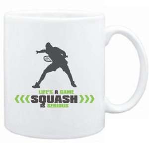  New  Lifes A Game . Squash Is Serious  Mug Sports