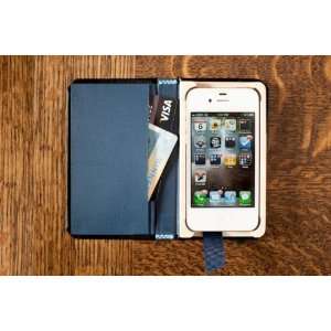   Book for iPhone 4 and iPhone 4S Blue Interior Cell Phones