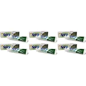  Spry FLUORIDE Xylitol Toothpaste 6 PACK SAVINGS 