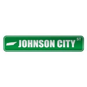   JOHNSON CITY ST  STREET SIGN USA CITY TENNESSEE
