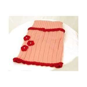   Romantic Strawberries and Cream Dog Sweater (Medium)