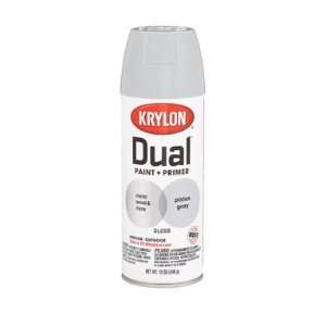   Dual Paint & Primer One Spraypaint Gray Gloss