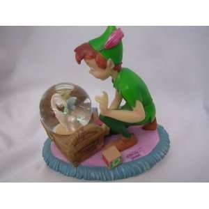  Disney Peter Pan & Tinkerbelle Water Globe 6 Collectible 