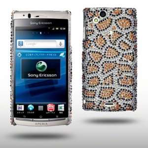  SONY ERICSSON XPERIA ARC LEOPARD SPOTTED DIAMANTE DISCO 