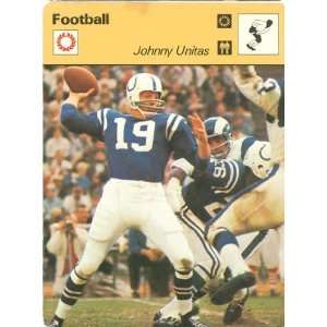  1977 79 Sportscaster Series 1 #115 Johnny Unitas 