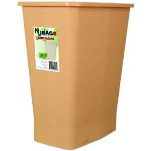 13 gal. Wastebasket (Beige) + Year Supply of Waste Liners  