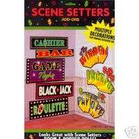 Casino Night Card Party SIGNS SCENE SETTER ADD ONS  
