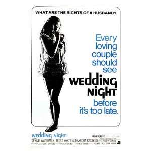  Wedding Night Poster B 27x40 Dennis Waterman Tessa Wyatt 