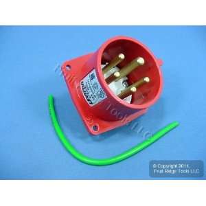  Leviton Pin & Sleeve Splashproof Plug Inlet 20A 277/480VAC 
