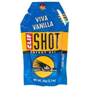 Clif Bar, Shot Viva Vanilla Gel, 1.1 Ounce (24 Pack)  