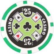 650 Las Vegas Casino Style Gambling Poker Chips w/ Case  