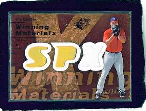   LESTER 2007 SPX Winning Materials Jersey Card #91/199 BOSTON RED SOX