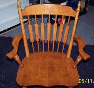 Tell City Cattail Arm Chair Hard Rock Maple #48 8035  