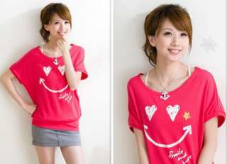 Kawaii Happy Smile Summer T shirt ^_^  