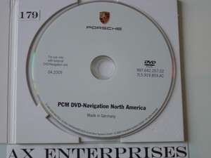 05 06 Porsche Cayenne S Turbo Navigation DVD Map Disk  