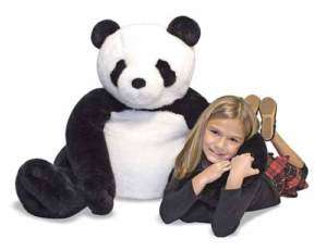 Melissa and & Doug Plush Animal Stuffed Panda   New  