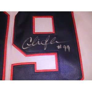  Charlie Sheen / Ricky Vaughn Signed Autographed Jersey 