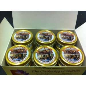 The Gathering of Saffron Brand Pure Spanish Saffron 1 Gram (12 Pack 