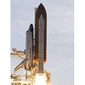  Space Shuttle Endeavour Lifts Off from Kennedy Space 