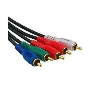  Cable Builders 6FT Component Video Cable with Audio RGB 