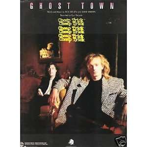  Sheet Music Ghost Town Cheap Trick 120 