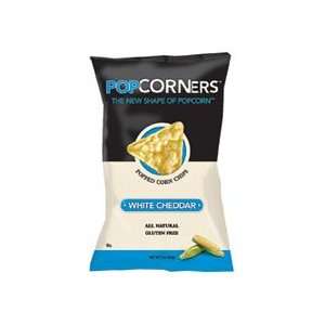 Popcorners, White Cheddar Popcorn Chips, 12/5 Oz  Grocery 