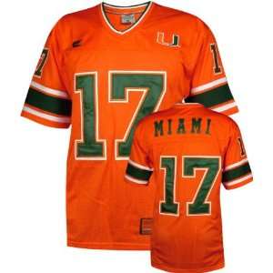   Hurricanes All Time Secondary Color Football Jersey