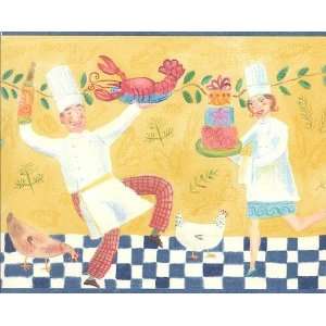  Dancing Chefs Wallpaper Border
