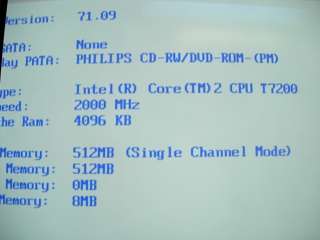 GATEWAY M465 E Centrino DUO 2.0GHZ Motherbaord+CPU  