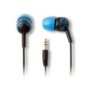   Blue Three Earfit Pieces Crisp Sound Direct Ear Deliverys Electronics