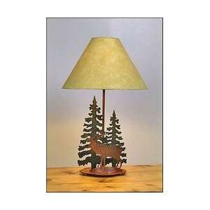    Avalanche Ranch   Elk and Trees Table Lamp II