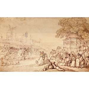   oil paintings   Thomas Rowlandson   24 x 14 inches  